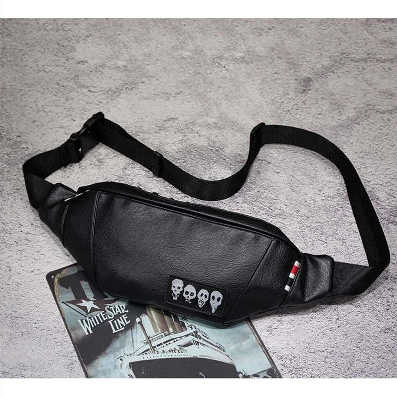 Riñonera para hombre, de piel de riñonera para hombre, riñonera negra para hombre, bolsos con forma de banana|Riñoneras| - AliExpress