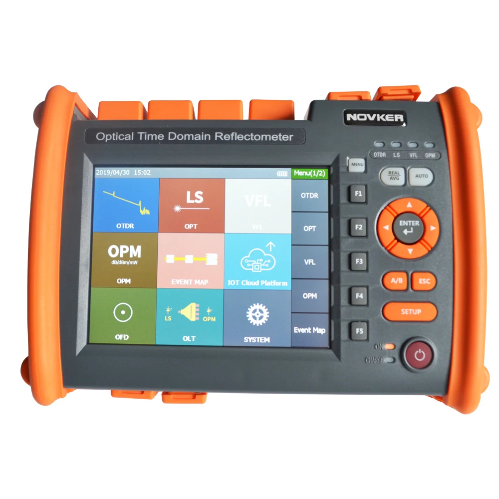 NK5600 SM OTDR 1310 1550nm 30/32dB Novker Handheld inteated VFL 5MW Touch Screen OTDR|Оптоволоконное оборудование| |