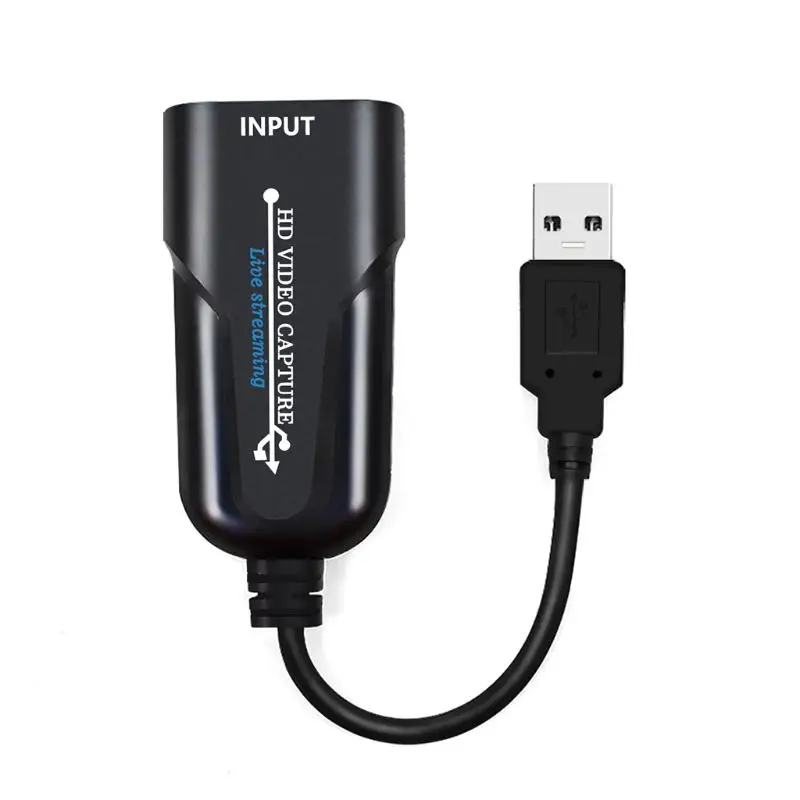 

Mini Video Grabber Record Box to USB High Definition Video Capture Card