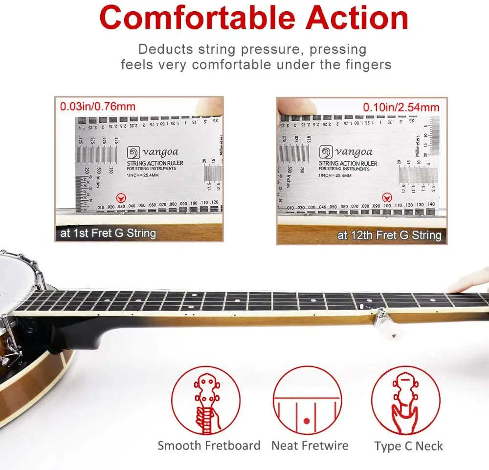 Banjos Beginner Kit Mahogany Electric Banjo Kit with Resonator with