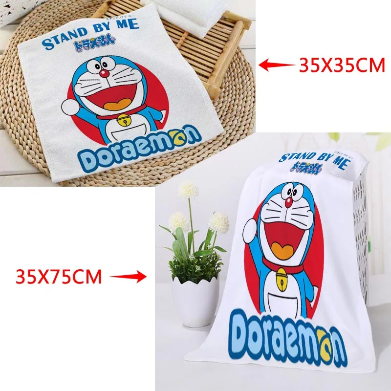Горячее предложение на заказ Doraemon печать полотенца s квадратные прямоугольные полотенца Размер 35x35 см 35x75 см хлопок полотенце для лица Ткань индивидуальный логотип - Цвет: 17