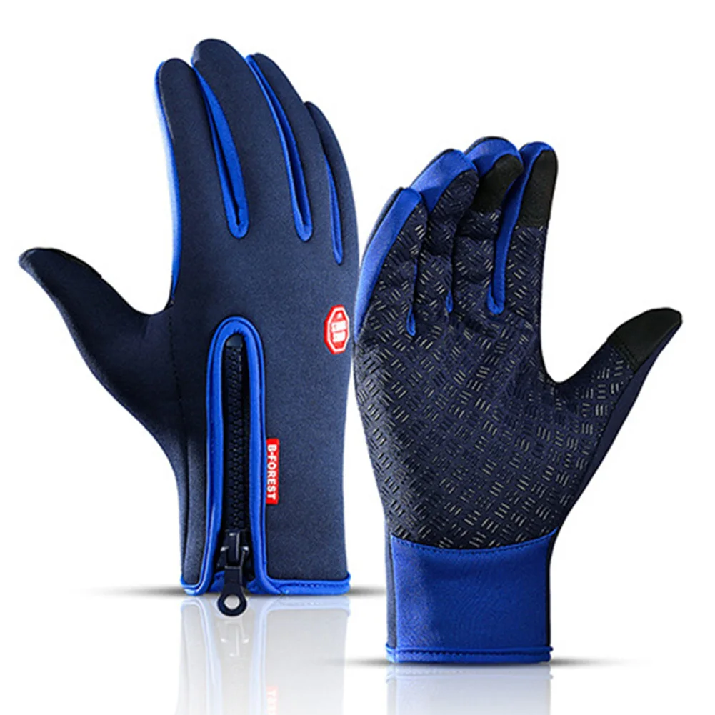 

1 Pair Men Women Winter Warm Windproof Waterproof Thermal Touch Screen Gloves Mittens Outdoor Cycling Equipment
