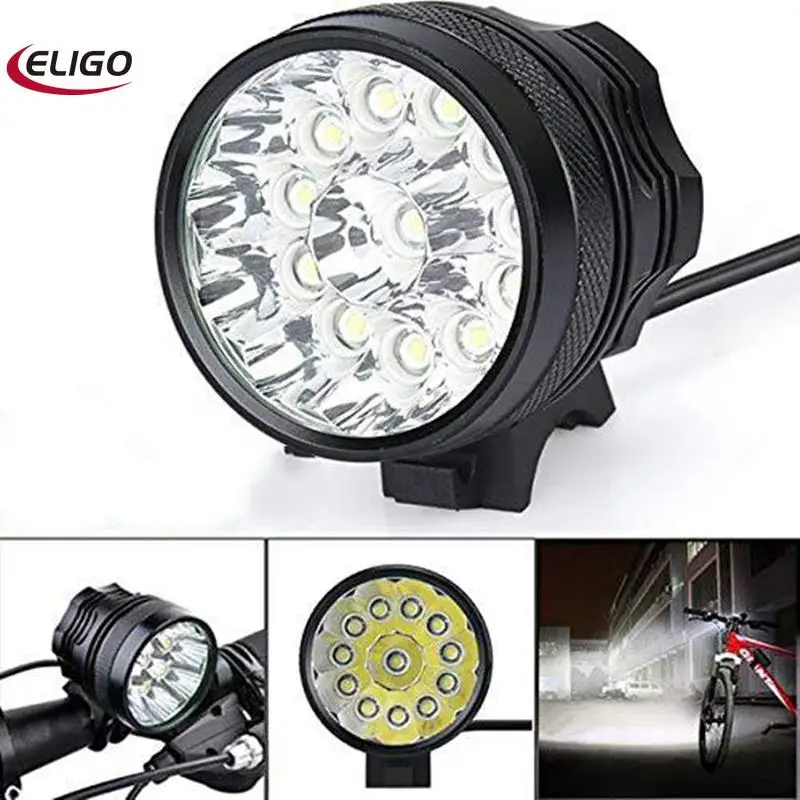 

Travel must-have warning taillight bicycle light bicycle Cree XML front waterproof bicycle 12x LED
