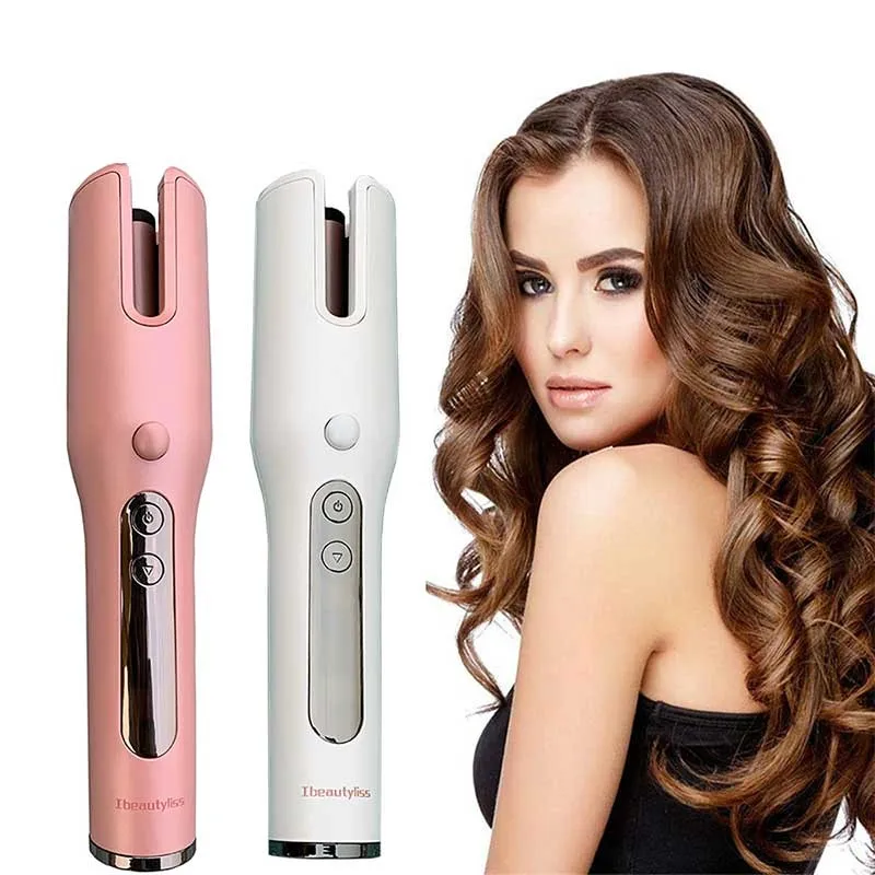 

USB automatic charging wireless automatic curler magic curler LCD screen ceramic heating anti-scalding wave curler hair styling