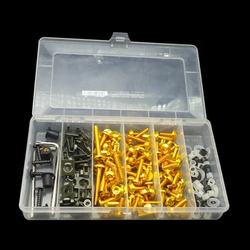 

Universal motorcycle fairing screws Nuts CNC Body Bolt Kit Fastener FOR suzuki hayabusa yamaha r6 2017 ducati monster 821harley