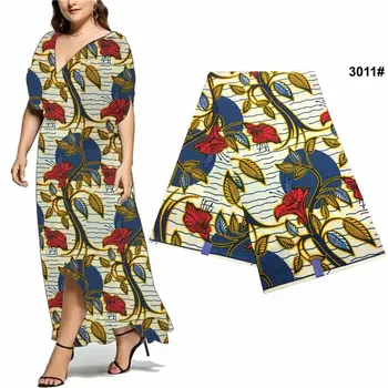 

nigerian print wax fabric patchwork 100% cottin 6 yards veritable African java wax printed fabrics for dress women!DF-4525