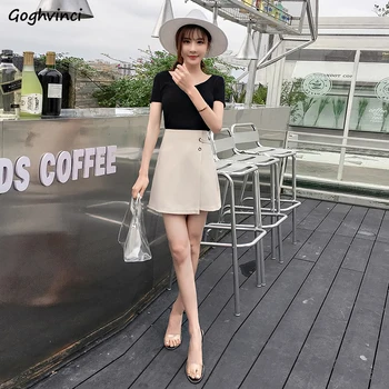 

Skirts Women Female Streetwear Ulzzang Summer 2020 New Korean Style Chic Loose Student High Quality Womens Plus Size Harajuku