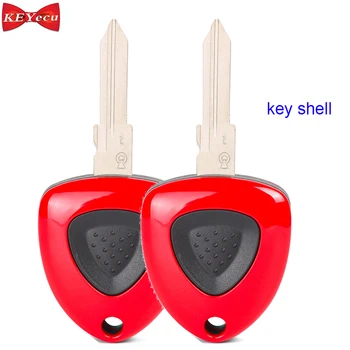 

KEYECU 2pcs for Ferrari F430 2005 2006 2007 2008 2009 Replacement Remote Car Key Shell Case Fob Housing Cover 1 Button