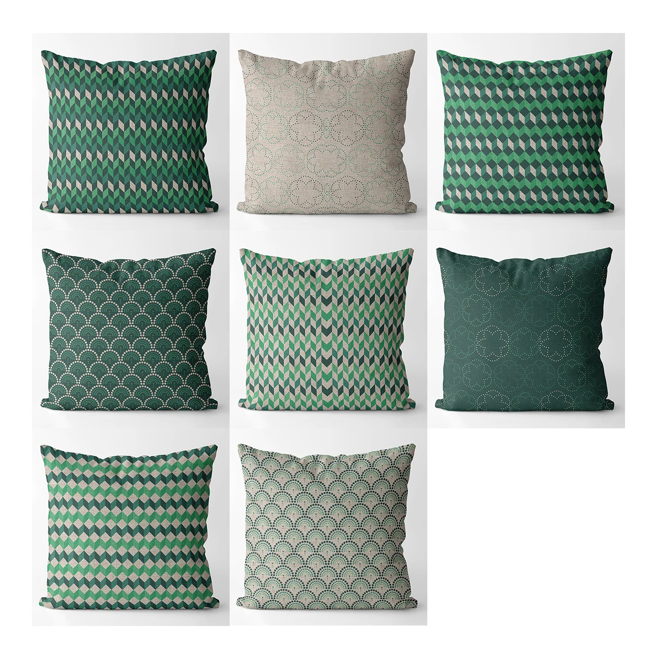 BBiggood Juego De 2 Fundas De Almohada De Color Verde Esmeralda Para Sofá, Fundas De Almohada De Pelo Sintético Suave Y Lujoso, Decoración Del Hogar, Almohadas Para Sala De Estar, Cama