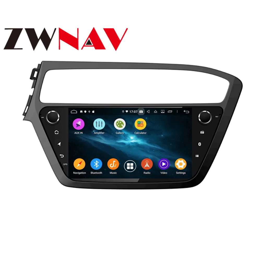 Clearance Android 9 4+64G DSP IPS Car Player GPS Navigation For HYUNDAI  I20 2018 Head Unit Multimedia Player Tape Recorder 1