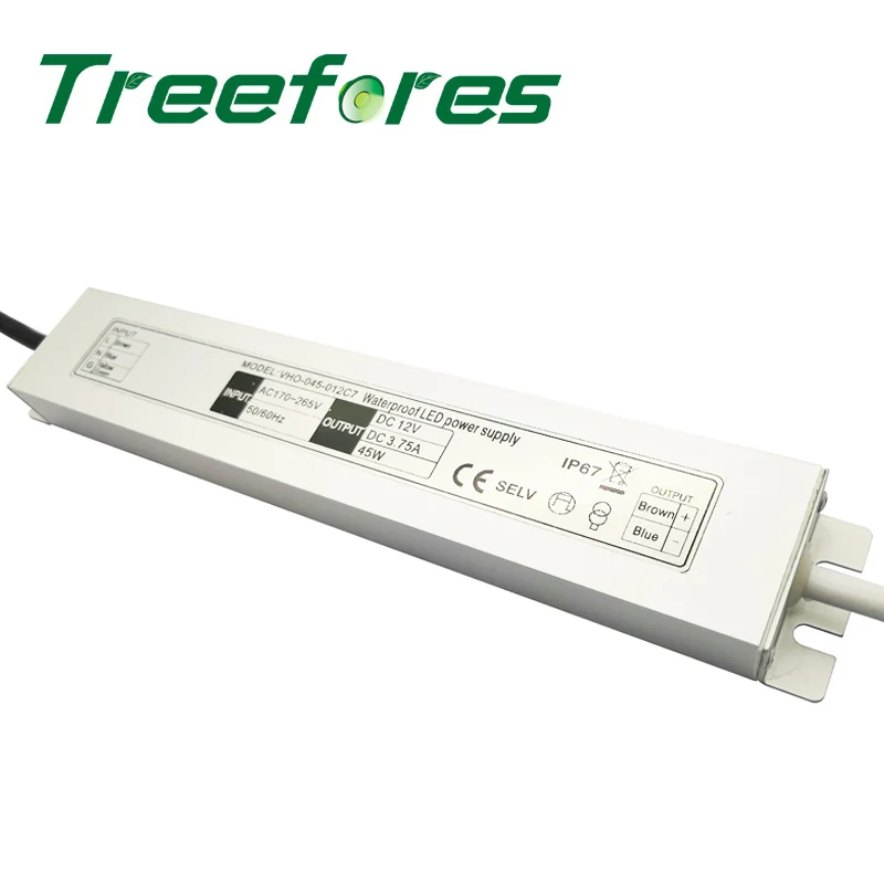 slim lighting transformer 24V 60W 