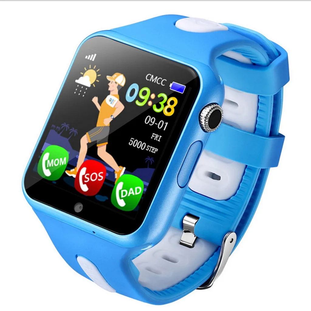  Kinder GPS Smartwatch 144 zoll GPS Anti-verloren Smart Uhren für Kinder Mädchen Jungen Farbe Touch 