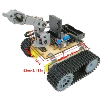 

PS2 Remote Control Robot Track Detection Vehicle Chassis Assembled DIY Kit