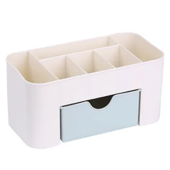 

Desktop Makeup Organizer Plastic Storage Box Cosmetic Organizer Makeup Storage Case Cosmetics Holder Jewelry Box With Drawer
