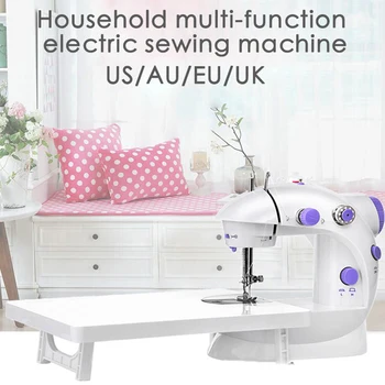 

Electric Mini Sewing Machine For Home Hand Machine To Sew AC110-240V Speed Adjustment With Light Handheld Sewing Machine