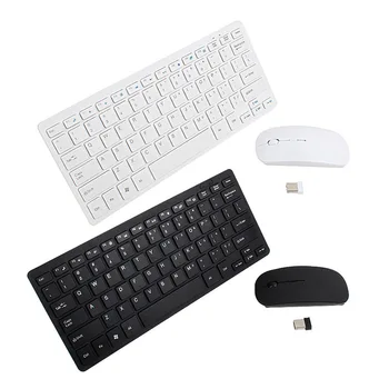 

Wireless Keyboard Mouse Set Ultra-thin 2.4G for PC Desktop Computer Notebook Laptop New Arrival
