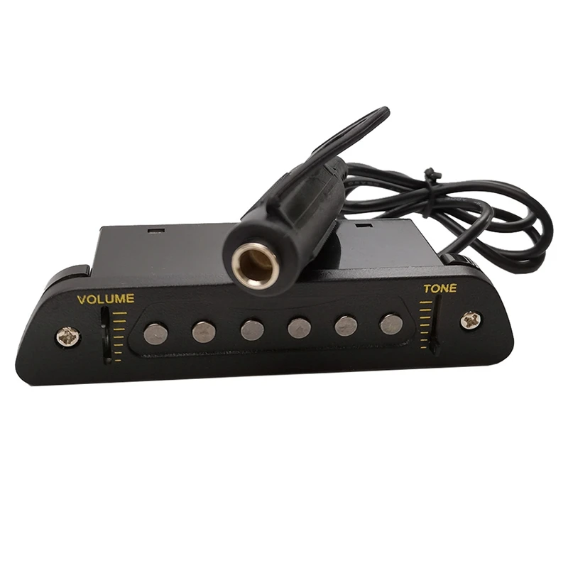 Guitar Sound Hole Pickups Non-Opening Adjustable Volume with EQ Equalizer Musical Instrument Accessories | Спорт и развлечения