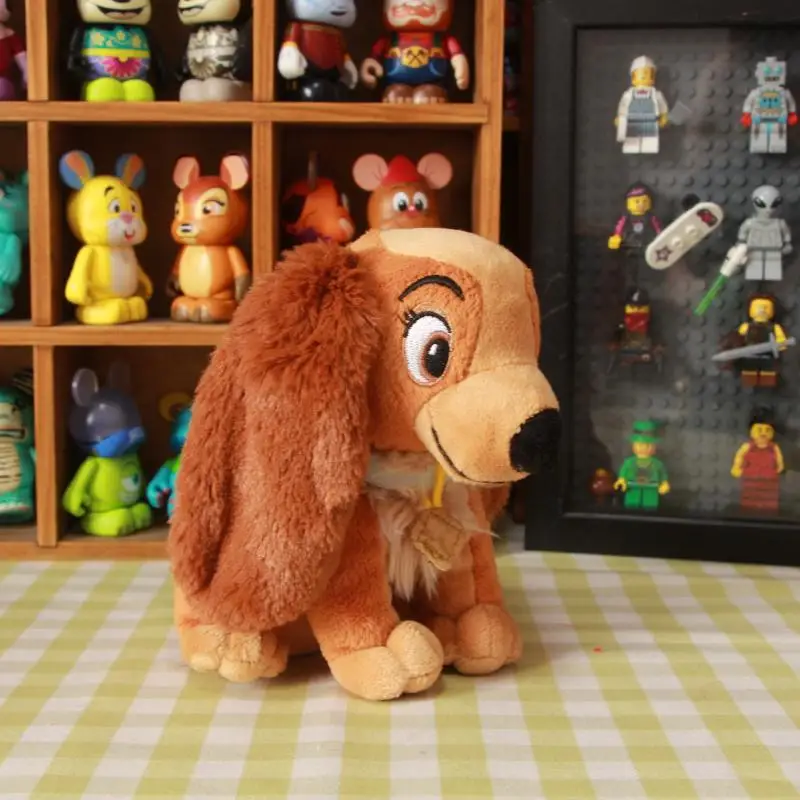 6 дюймов леди и бродяга собака плюшевая игрушка мягкая игрушка кукла подарок на день рождения для вашего ребенка
