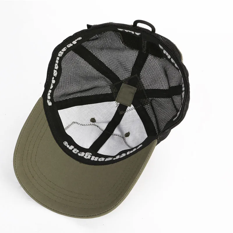 Skull Tactical Military Airsoft Cap Adjustable Breathable Sun Visor Trucker Hat Mesh Hunting Hiking Baseball Skeleton Snapback