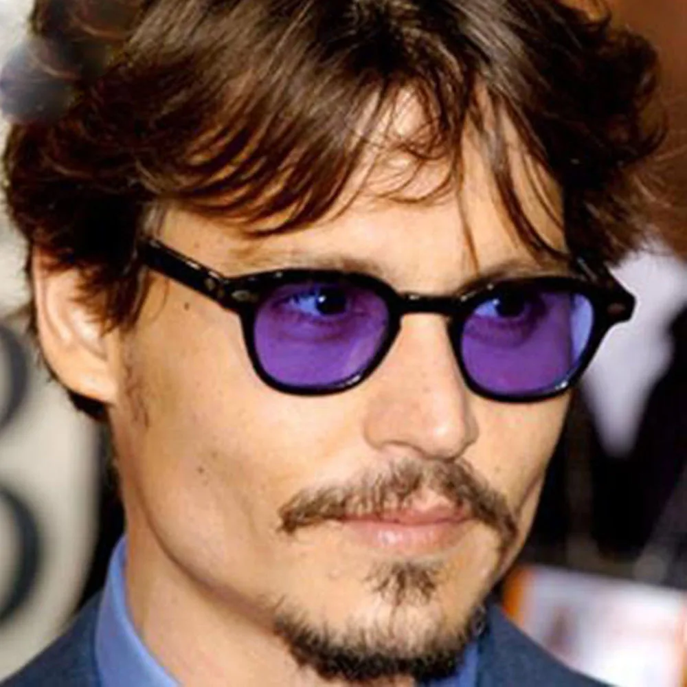 Occhiali da sole Lemtosh Johnny Depp miopia nero viola porlarizzato occhiali  da sole progressivi SPEIKO uomo donna occhiali da sole UV 400|Men's  Sunglasses| - AliExpress