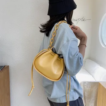 

Summer ins net red thick chain bag female 2020 Korean version of the fashion arm shoulder bag wild shoulder messenger armpit bag