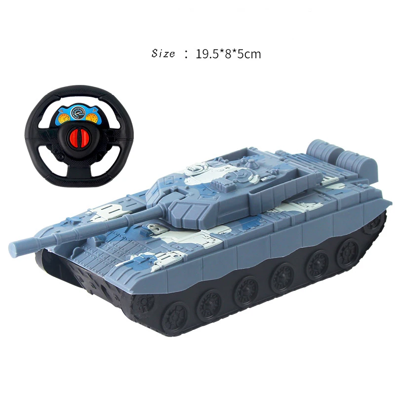 Wireless Two-way Remote Control RC Tank War Militar Battle Launch Cross-country  Of Tank Hobby Boy Toys for Kids Children Gift 4