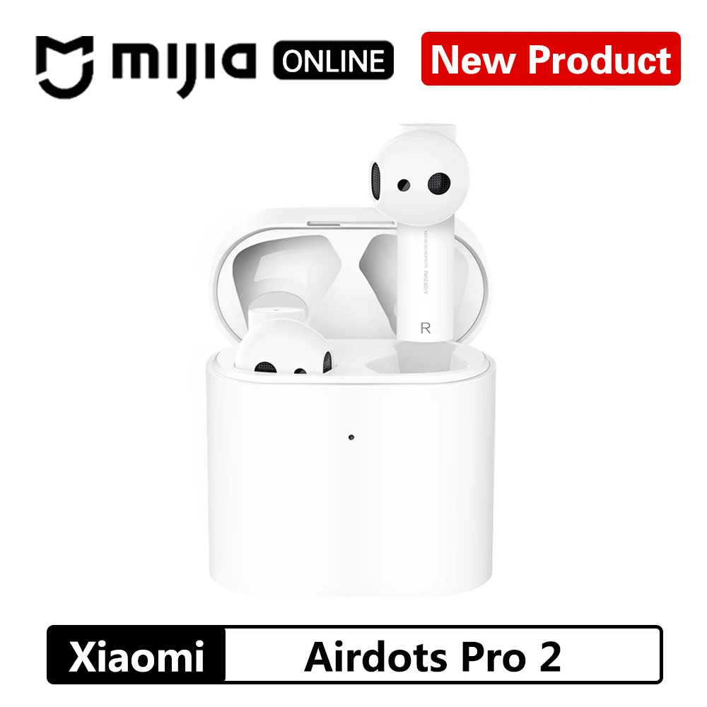 

Oringinal Xiaomi Airdots Pro 2 Wireless Earphone TWS Mi True Earbuds 2 LHDC Tap Stereo Control Dual MIC ENC With Mic Handsfree