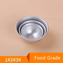 Бомбочки для ванны, металлический алюминиевый сплав, форма бомбы для ванны, 3D форма шара, инструмент для купания, аксессуары, креативная форма