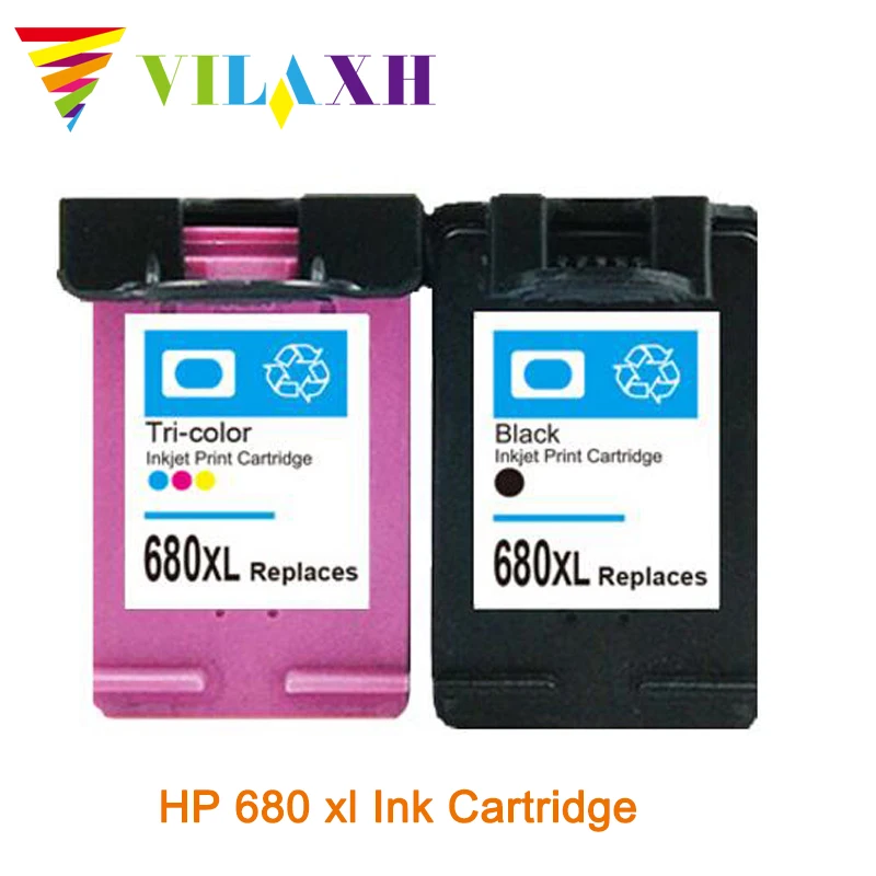 Vilaxh для hp 680 чернильный картридж XL для hp 680 для hp Deskjet 3835 2135 3635 2136 2138 3636 4535 4536 4538 4675 принтер