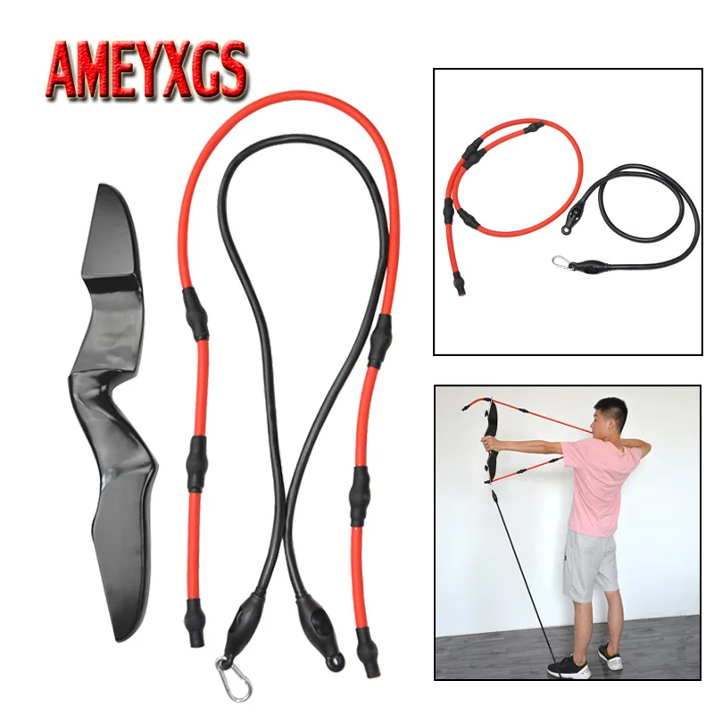 

Archery Arm Strength Training Band 9 Levels Adjustable Archer Rally Practice Tool For Bow And Arrow Sports Shooting Accessories