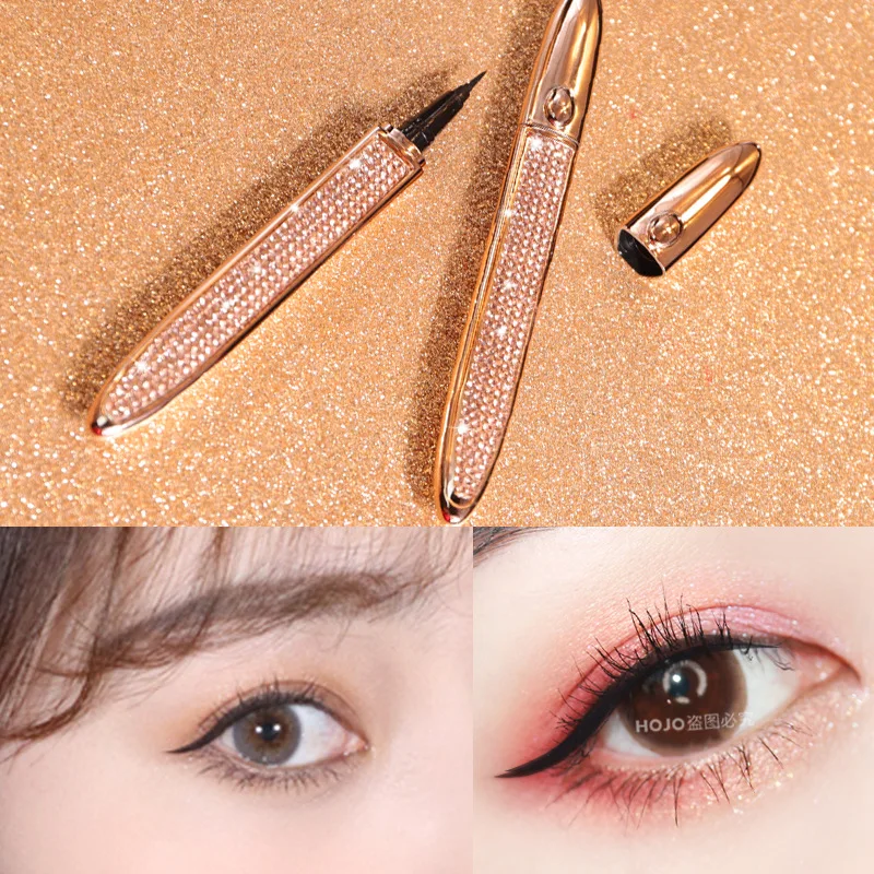 

NEW Starry Diamond Shinny Waterproof Liquid Eyeliner Quick-drying Makeup Tools Long Lasting Eyeliner Pen Black Beauty Cosmetics