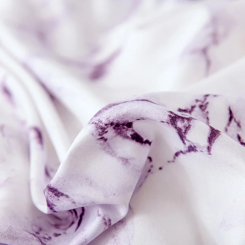 Печатное Мраморное шлифовальное покрывало из ткани дружественное к коже хлопковое покрывало для кровати нескользящее с покрывалом на резинке защитный матрас 6 цветов