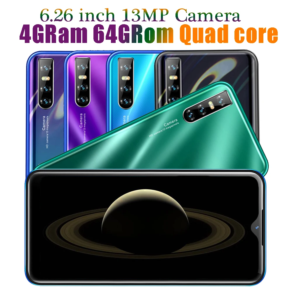 8A оригинальный Четырехъядерный 4G RAM Android мобильный телефон 6 26 &quot64 Гб ROM 13mp HD