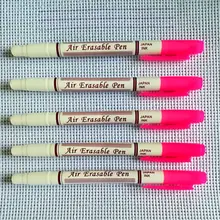 Двухсторонний маркер для краски из розовой ткани с ластиком, стираемый на воздухе, маркер, ручка мел для шитья, ручка для маркировки одежды, ручка для краски из ткани