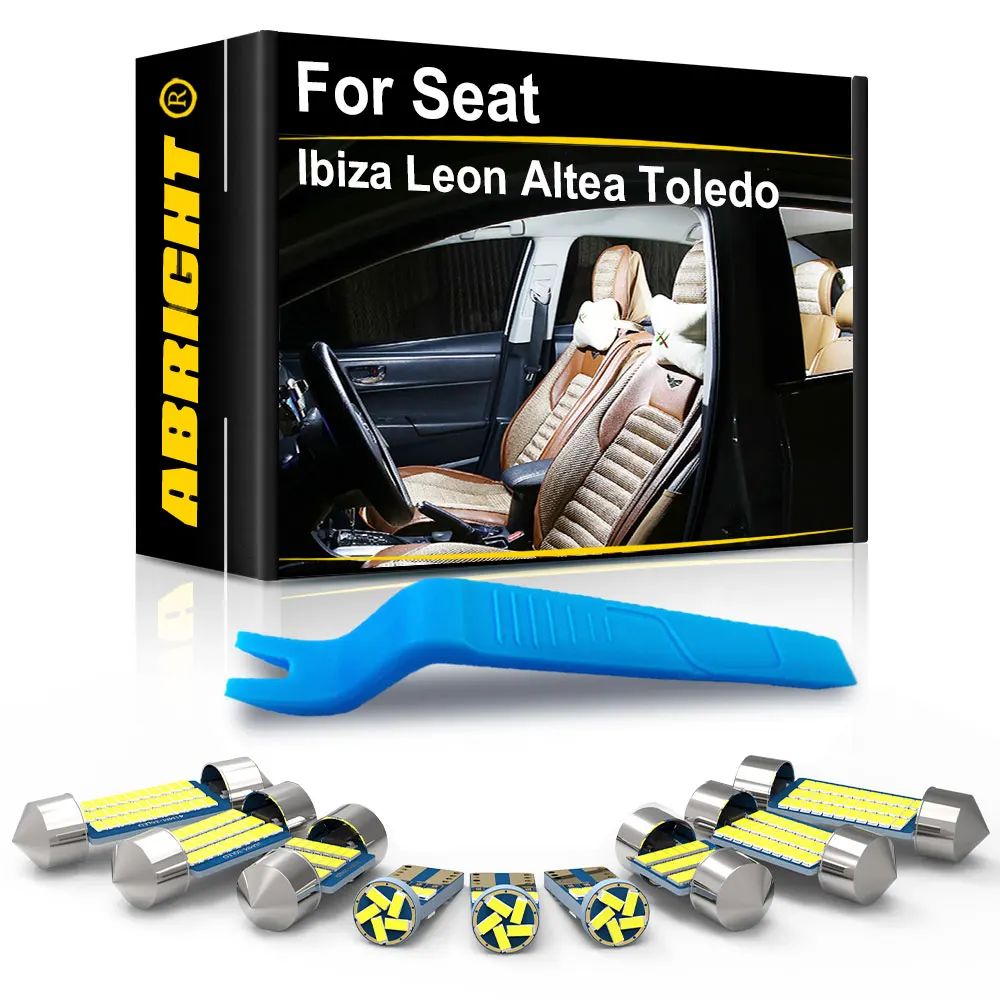 Светодиодная подсветка для салона автомобиля Canbus Seat Ibiza 6L 6J 6P 6F Leon 1M 1P 5F Alhambra Altea Arona