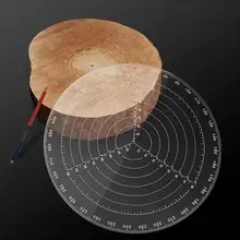 200/300 мм центральный искатель акриловые круги для рисования компас деревянный Рабочий компас поставка поддержка дропшиппинг