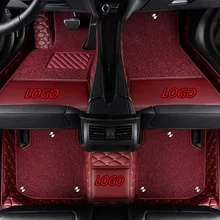 Автомобильные коврики с логотипом/фирменный логотип для Audi A5 sportback S5 5D, сверхпрочные, для любой погоды, для автомобиля-Стайлинг, кожаный ковер, напольные вкладыши(2