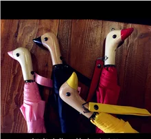 

Cartoon Umbrella Duck Handle UV Protection Strong Stand Rain&Sun Umbrella Parasols