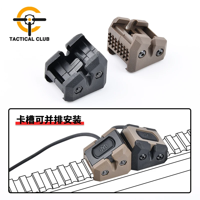 Pressure Switch Mounting Plate For PEQ DBAL NGAL Lasers - Aluminum Mount For Picatinny & M-LOK Rails