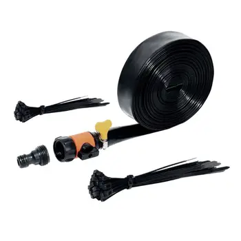 

10m Trampoline Sprinkler Set Spray Hose Kids Waterpark Summer Garden Water Games D08F