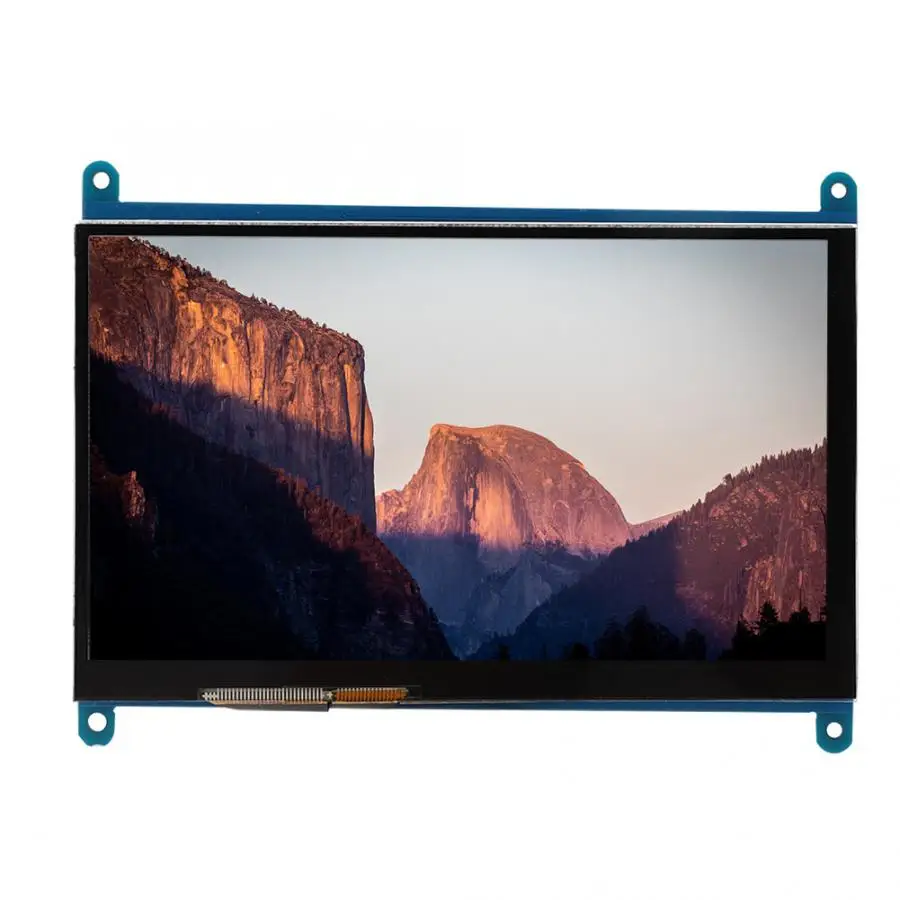 7 Inch LCD HDMI Touch Screen 1024x600 Ultra HD Display Screen Capacitive Touch Screen for Raspberry Pi