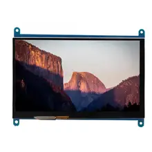 7 Inch LCD HDMI Touch Screen 1024x600 Ultra HD Display Screen Capacitive Touch Screen for Raspberry Pi