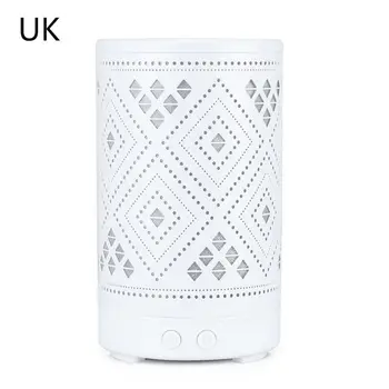 

100ml Aromatherapy Diffuser Hollow-Carved Ultrasonic Humidifier with 7 Colorful LED Night Light Essential Oil Mist Maker
