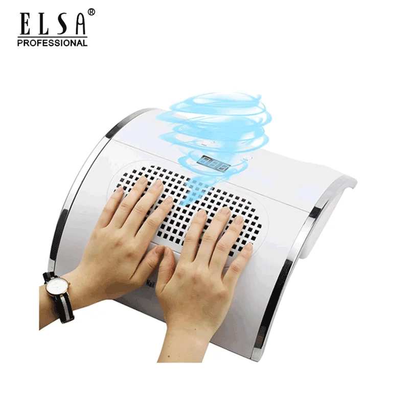 White Nail Lamp 80W 2-в-1 лампа для маникюра со коллектор для всасывания пыли с ногтей маникюр с эвакуатор мощный вентилятор 36 светодиодов УФ-Сушилка для ногтей салфетка для уборки пыли для маникюра - Цвет: White Nail Lamp