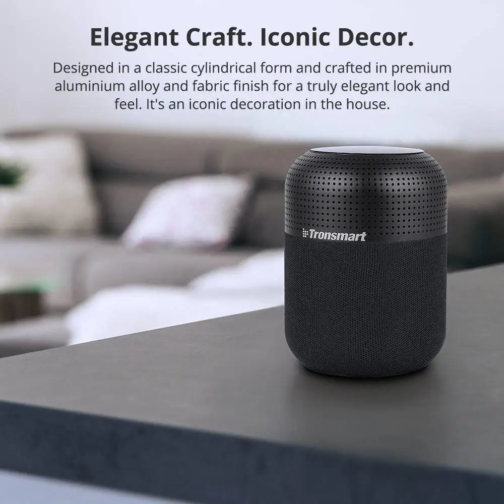 Tronsmart Element T6 Max 60 Вт Bluetooth 5,0 NFC динамик SoundPulse™20 часов воспроизведения Siri Google Assistant USB-C быстрой зарядки