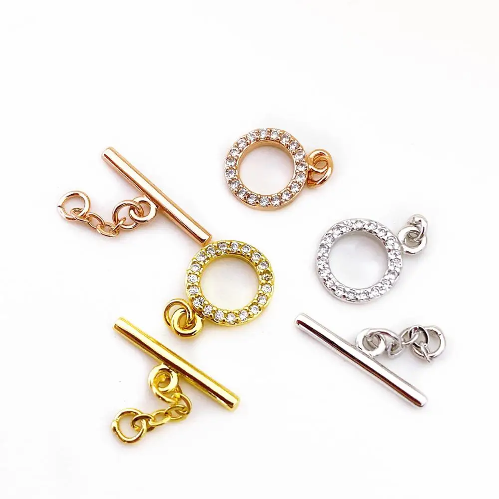 

Wholesale DIY Natural Stones Beads Jewelry Making Accessories Silver/Gold/Rose Gold Metal Connector Clasps Findings