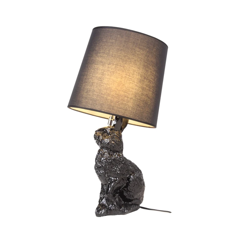 Modern Desk Lamp Art Resin Rabbit Shaped LOFT Lamps Table Lamps Bedroom Living Room Interior Decor Bedside Table Lights Lighting Modern Desk Lamp Art Resin Rabbit Shaped LOFT Lamps Table Lamps Bedroom Living Room Interior Decor Bedside Table Lights Lighting