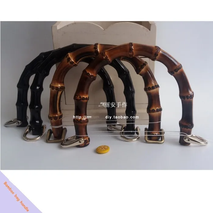 Китай Diy бамбуковый Кошелек Ручка сумка аксессуары Элегантность бамбуковая ручка сумки