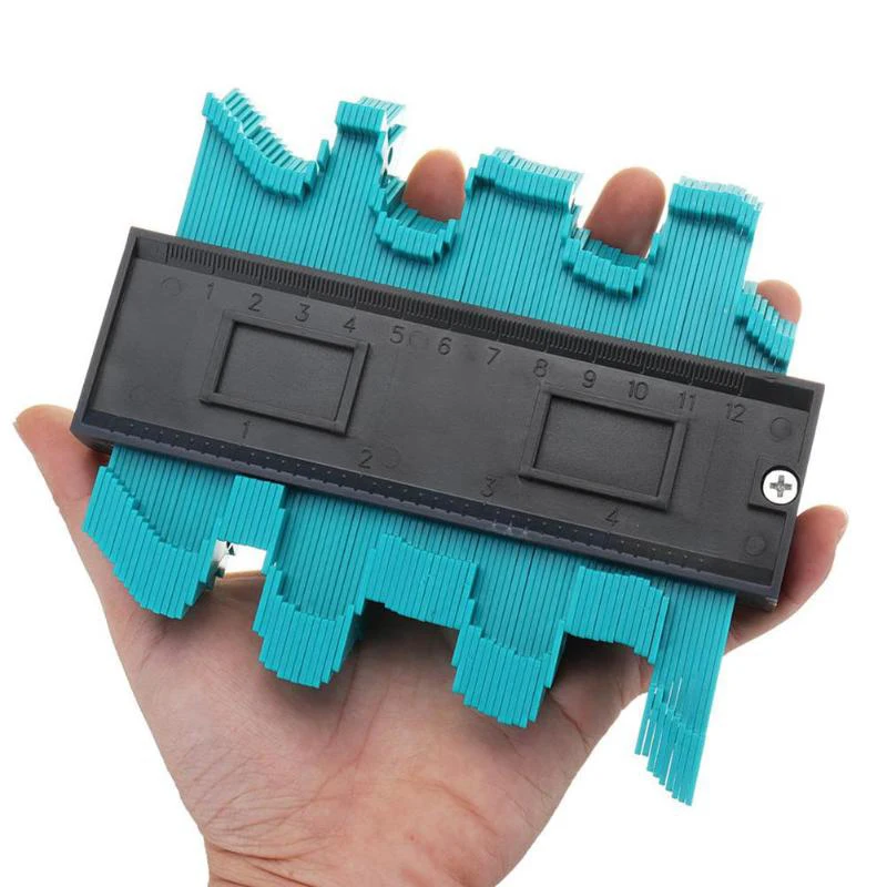 120mm-Plastic-Marking-Gauge-Duplicator-Ducts-Tool-Wood-Profile-Copy-Contour-Gauge-Standard-5-Width-Tiling