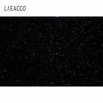 

Laeacco Starry Glitter Backdrop Black Night Scene Child Portrait Photographic Background Photography Backdrops For Photo Studio